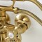 Kingston Brass KS225SB Tub Wall Mount Clawfoot Tub Faucet with Hand Shower, Brushed Brass KS225SB - alternate 3